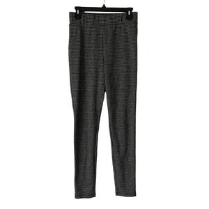 Loft Houndstooth High Rise Ankle Slim Fit Pullover Legging Size M Tall